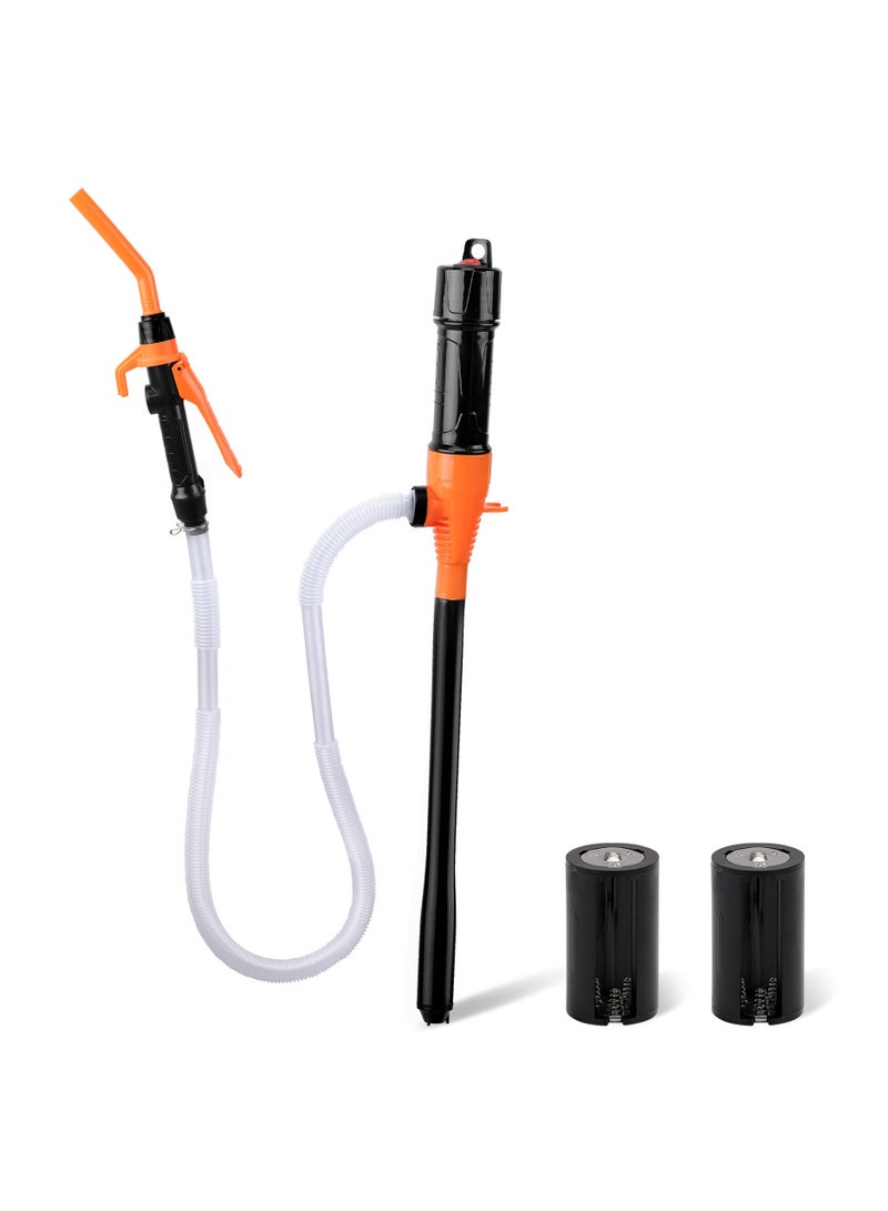 Battery transfer pumps, portable transfer pumps, transfer pumps for gasoline, kerosene, diesel, industrial water, etc., with flow control nozzles - Image 1