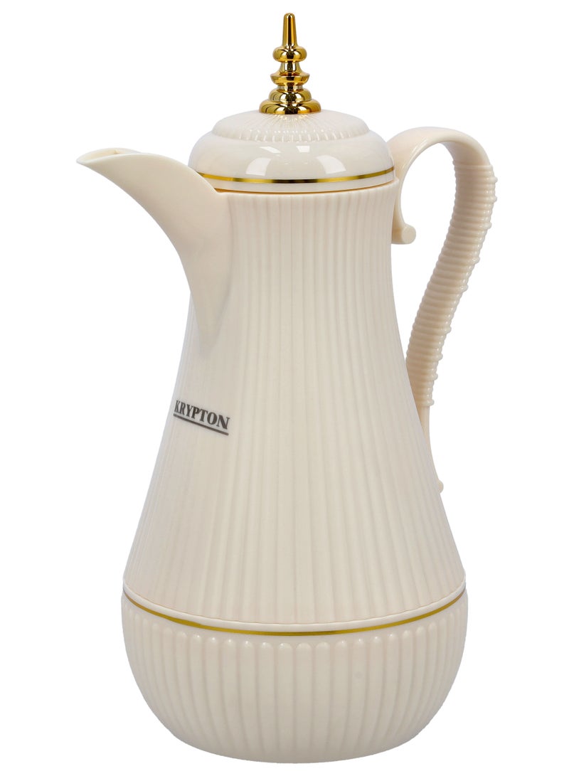 KRYPTON 1L Vacuum Flask with Double Wall Glass Refill - Image 1