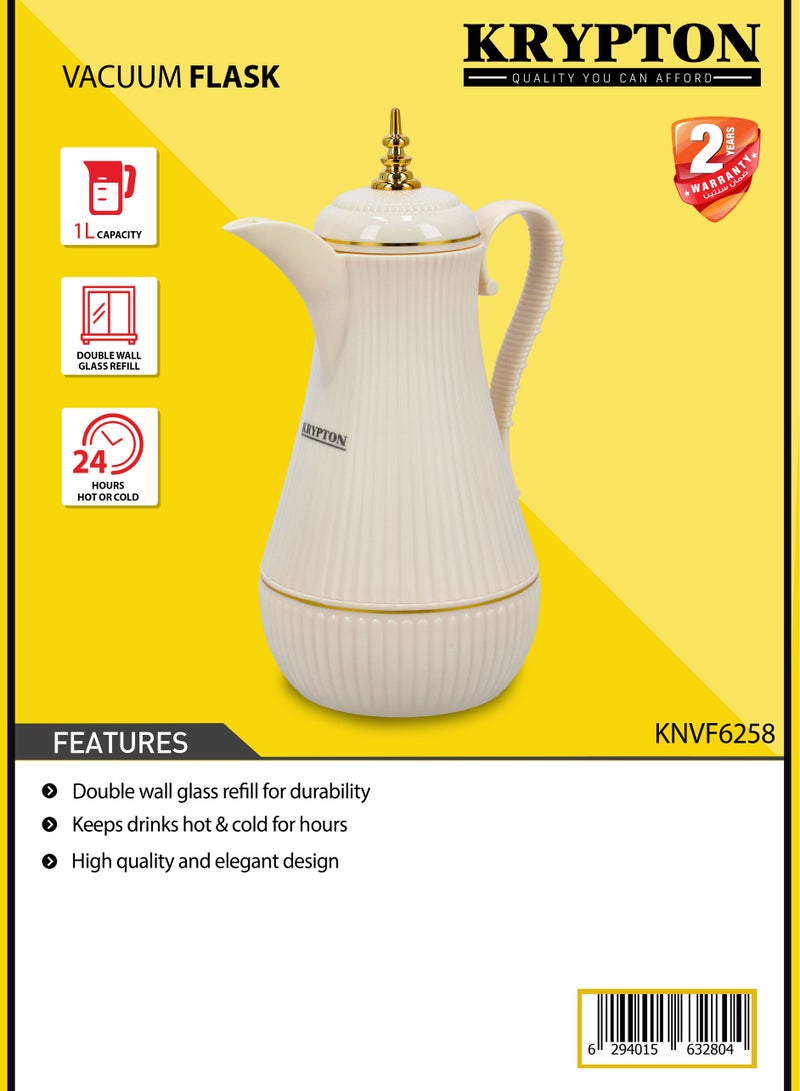 KRYPTON 1L Vacuum Flask with Double Wall Glass Refill - Image 5