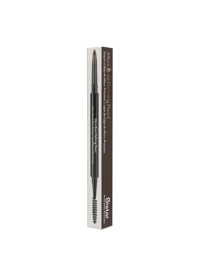 Sistar Micro Brow Defining Pencil Stylist Waterproof Eyebrow Pencil Ultra Fine Double Ended Fill And Shape (Dark Chocolate) - Image 2