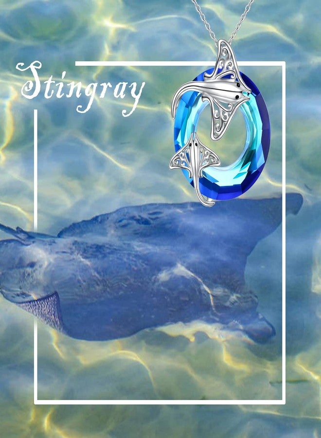 Ladytree Stingray Necklaces for Stingray Lover Sterling Silver Jewelry - Image 5