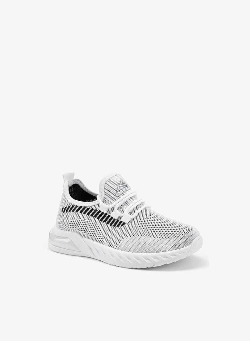 Oaklan by Shoexpress Textured Lace-Up Sports Shoes - Image 3