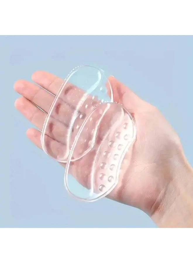 2Pcs Silicone Heel Pads Arch Support Women Non Slip Cushion Breathable - Image 5