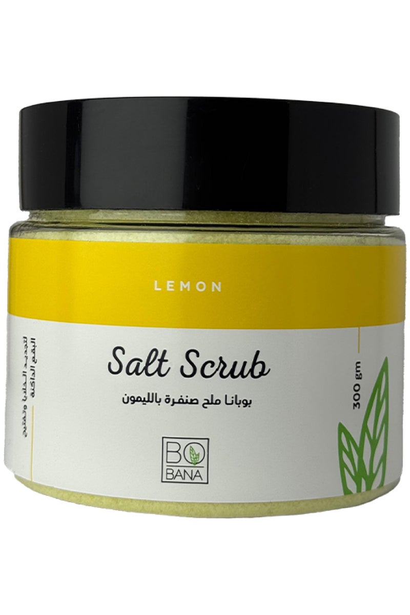 BOBANA Lemon Salt Scrub, 300gm 