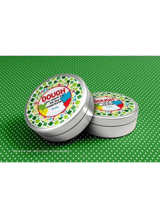 Amanda Creation Valentine'S Day Dough Container Topper Party Favor Sticker Labels For Kids 60 1.5" Party Circle Stickers By Amandacreation Great For Classroom Valentines Envelope Seals Gifts & Treats - Image 4
