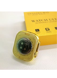 Ultra C9 Ultra MAX Luxury Gold 2.09-inch screen Bluetooth call, heart rate exercise watch, including gold and black strap  - Image 5
