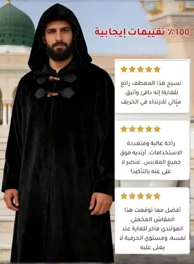 معطف طويل بقصة مريحة وفضفاضة - Image 4