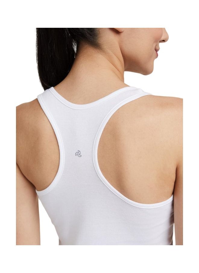 JOCKEY - Jockey 1467 Women Super Combed Cotton Rib Fabric Slim Fit Solid Racerback Styled Tank Top - Image 1