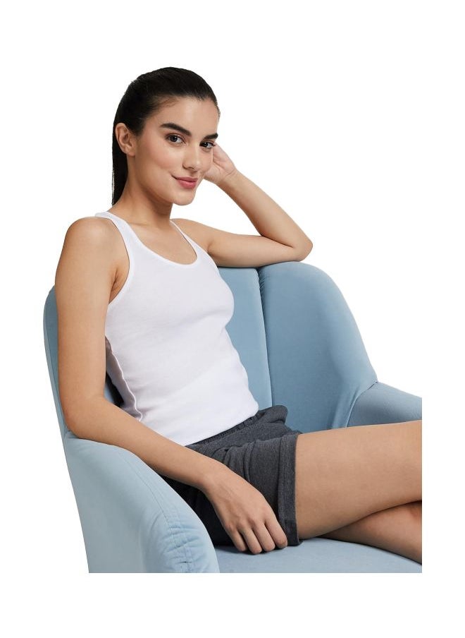 JOCKEY - Jockey 1467 Women Super Combed Cotton Rib Fabric Slim Fit Solid Racerback Styled Tank Top - Image 1