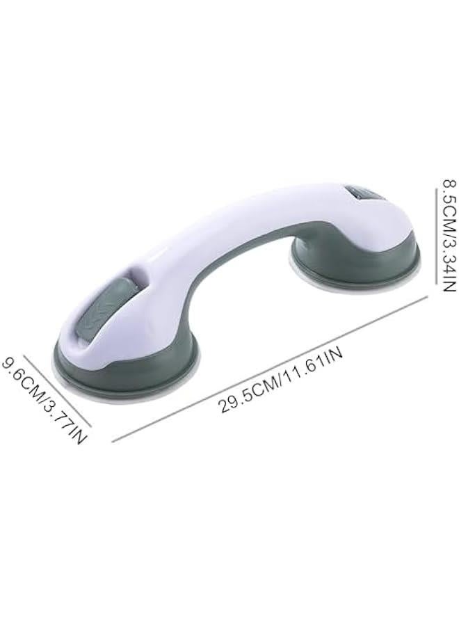 Bath u0026 Shower Grab, Disabled Shower Bar, Shower Grab, Heavy-Duty Shower Handle with 11.61x3.77x3.34inc Strong Suction Shower Bar for Seniors and Elderly, Bathroom Safety Grip - Image 2