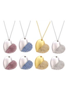 Generic Direct Jewelry Heart-shaped U Disk Love U Disk Metal U Disk 64G128G Gift U Disk LOGO-Color:Jewelry Series Sports Car-Capacity:8GB  - Image 5