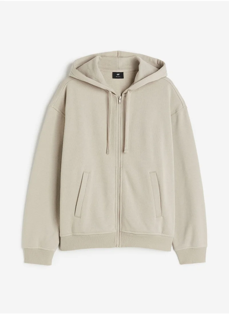H&M Zip Through Relaxed Fit Hoodie