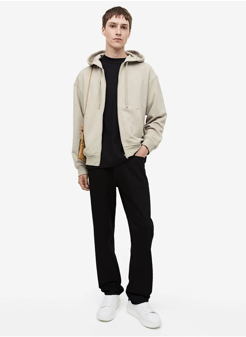 H&M Zip Through Relaxed Fit Hoodie