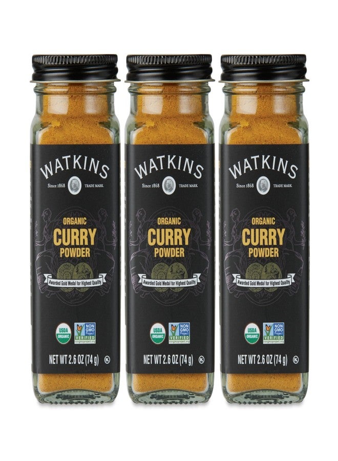 Watkins Organic Curry Powder, 2.6 Ounce Jar, 3-Pack - Image 1