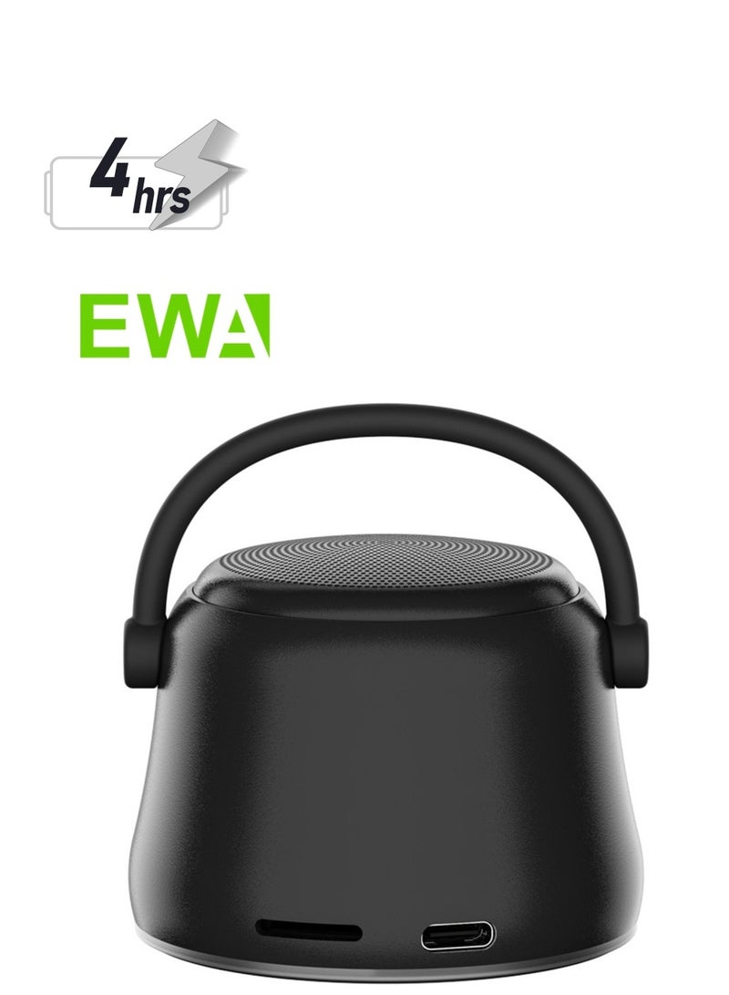 EWA A20 Mini Bluetooth Bass Radiator Metal Speaker (Black) - Image 1