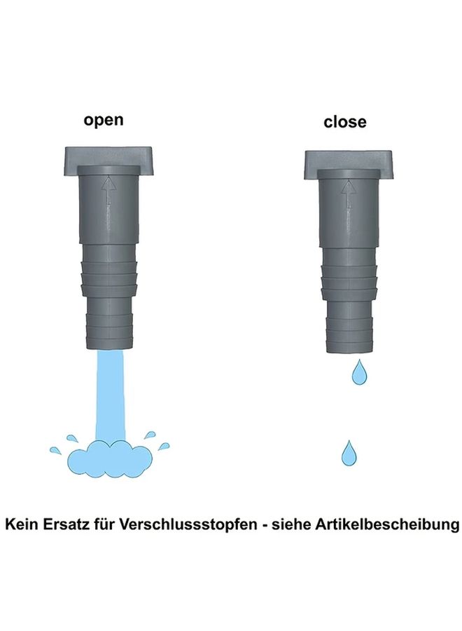 Motorhome Waste Grey Water Tank Drainage Drain Tap 1 Set 28mm 32mm Includes Mounting Bracket Caravan - Image 3