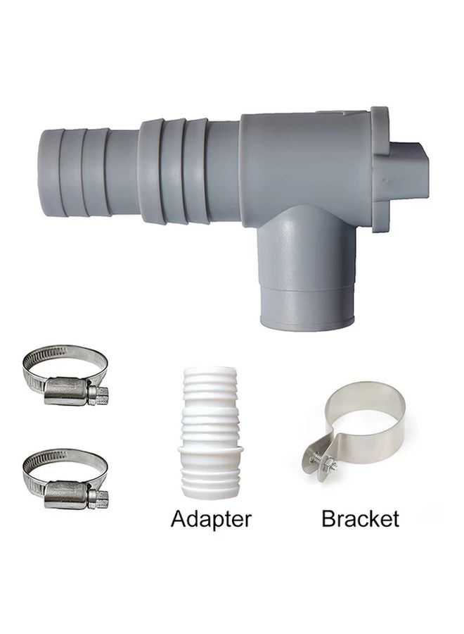 Motorhome Waste Grey Water Tank Drainage Drain Tap 1 Set 28mm 32mm Includes Mounting Bracket Caravan - Image 4