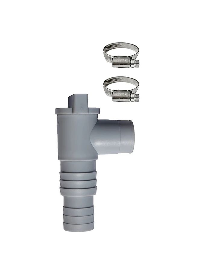 Motorhome Waste Grey Water Tank Drainage Drain Tap 1 Set 28mm 32mm Includes Mounting Bracket Caravan - Image 5