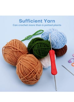 Arabest Crochet Kit for Beginners, 6Pcs Flowers Knitting Kit for Beginners Adults, Easy Crochet Kit for Beginners, Beautiful Flower, with Step-by-Step Instructions and Video Tutorials  - Image 3