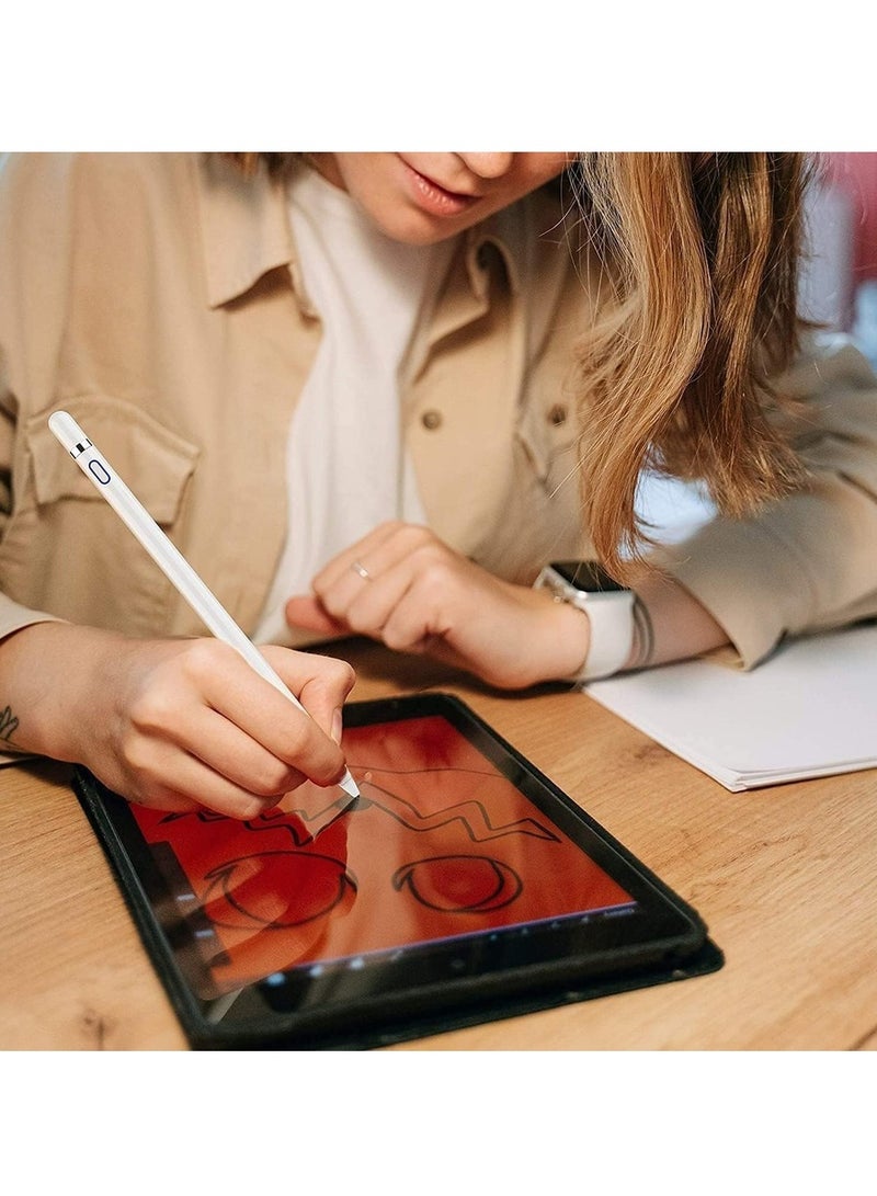 قلم ستايلس لشاشة اللمس: أقلام ستايلس نشطة متوافقة مع آبل آيفون آيباد HP ديل تابلت هاتف لابتوب كروم بوك كيندل فاير - نقطة دقيقة رقمية سعة - Image 3
