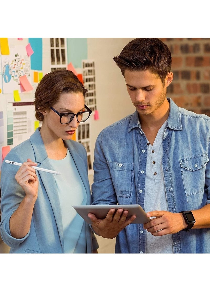 قلم ستايلس لشاشة اللمس: أقلام ستايلس نشطة متوافقة مع آبل آيفون آيباد HP ديل تابلت هاتف لابتوب كروم بوك كيندل فاير - نقطة دقيقة رقمية سعة - Image 4
