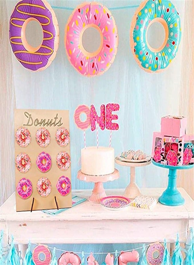 Goolsky Wooden Doughnut Rack for Wedding Supplies Birthday Party Baby Shower Household Decoration - Image 4