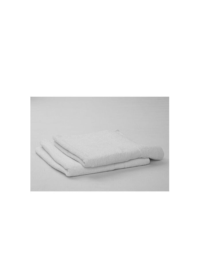 Princes Ring Spun Bath Towel Cotton, White 70X140cm - Image 2