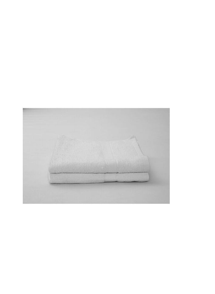 Princes Ring Spun Bath Towel Cotton, White 70X140cm - Image 1