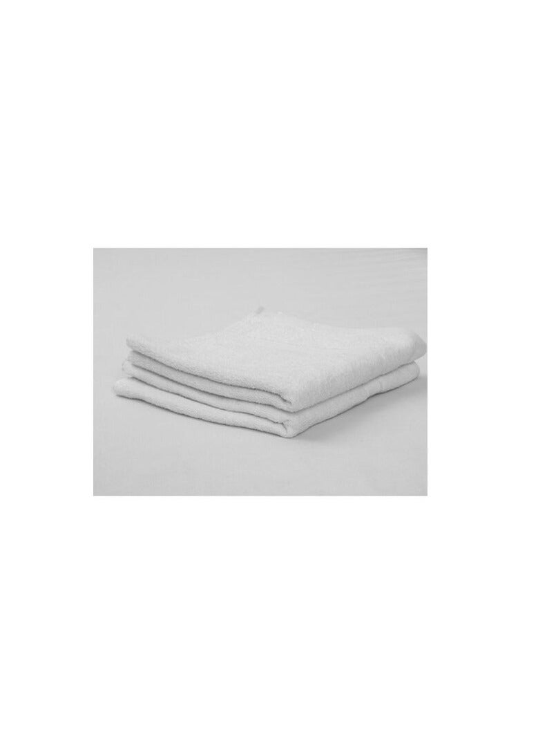 Princes Ring Spun Bath Towel Cotton, White 70X140cm - Image 3