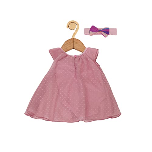 CREATIVE KIDS Infant Baby Girls Floral Print Fit and Flare Rompers Knee Length Dress With & Hairband (Pink & White, 3-6 Months) - Image 1