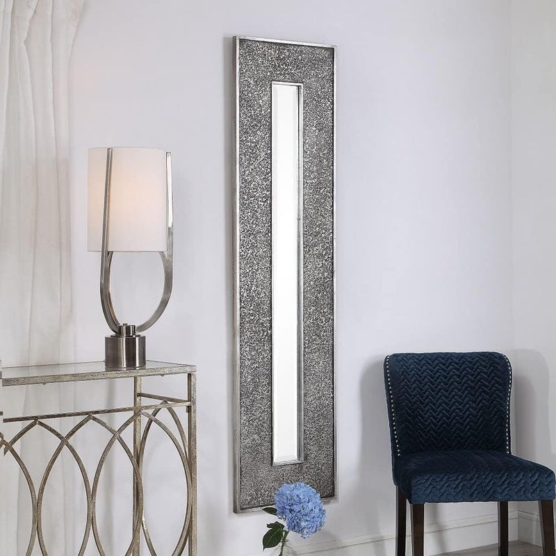 Uttermost Bannon  73 inch Tall Metallic Mirror - Image 5