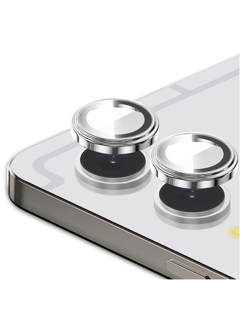 【2-Pack】 Compatible with Galaxy Tab S11 Ultra 14.6-inch 2025 (SM-X930/X936B) Tablet, 9H Tempered Glass Camera Protector with Metal Independent Ring