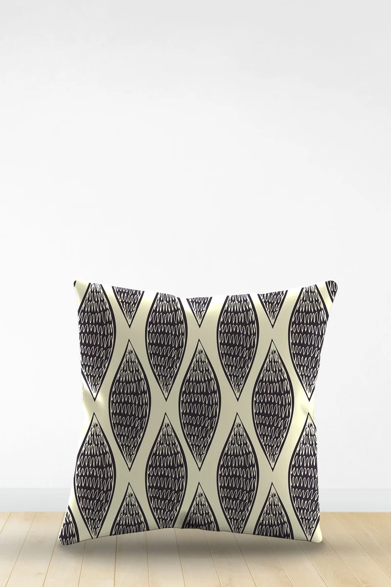 ارتافيسا Double Sided Digital Printed Decorative Faux Leather Throw Pillow Cover