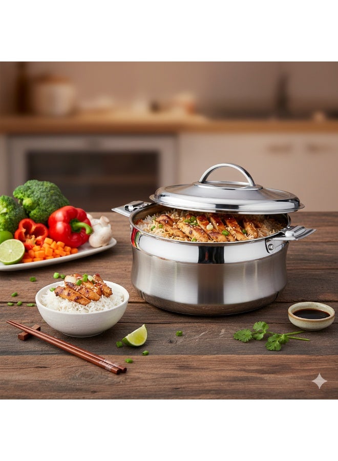 ماكسيما حافظة طعام لحفظ الحرارة من الستانلس ستيل المقاوم للصدأ 2.5 لتر - Image 1