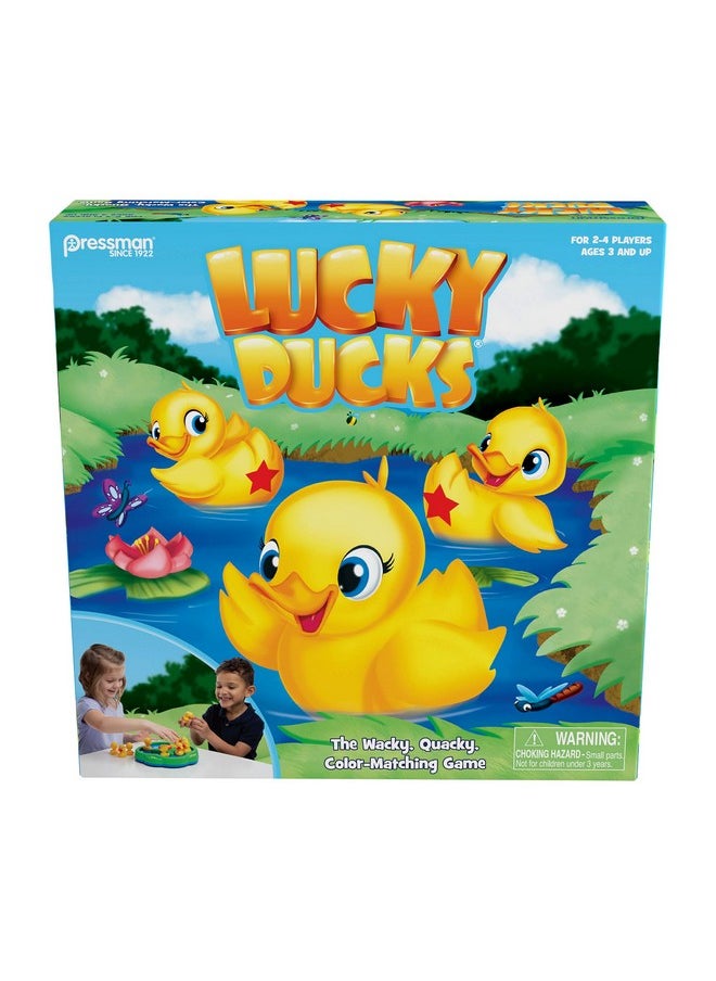 Pressman Lucky Ducks -- The Memory And Matching Game That Moves, 5"  - Image 1