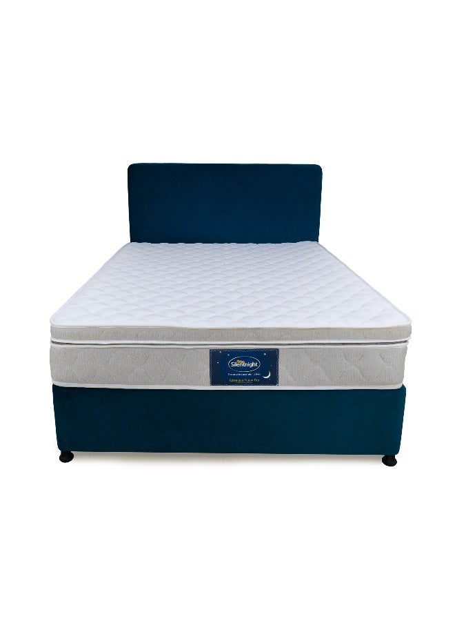 Silentnight Classique Pillow Top Mattress | Medium-firm Comfort | Pocket Spring Mattress | One Sided | Rotate | Pillow Top Mattress | Queen Size (160x200x28cm) | 30 Nights Trial | 5 Years Guarantee - Image 1