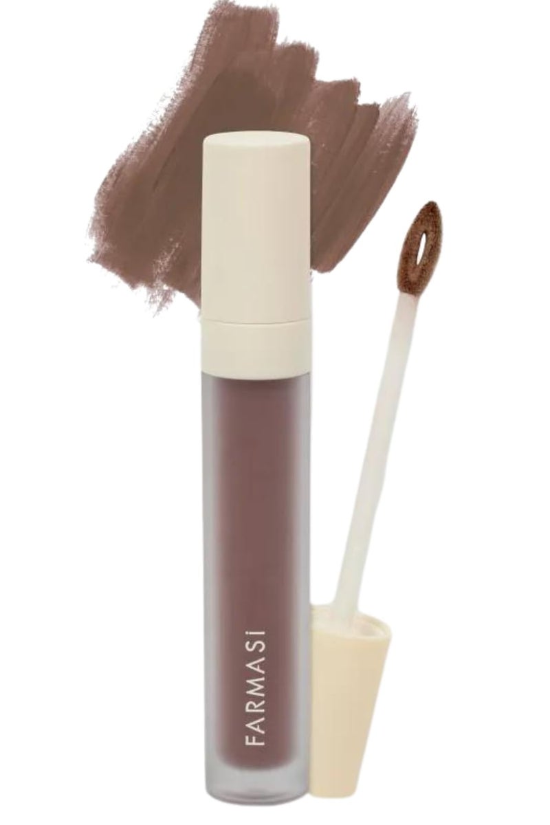 FARMASI FARMASi Make Up Matte Liquid Lipstick, Long-Lasting and Ultra-comfortable, High-Impact, Lightweight, Organic, Pure Pigments 0.14 fl.oz (Cool Girl) 