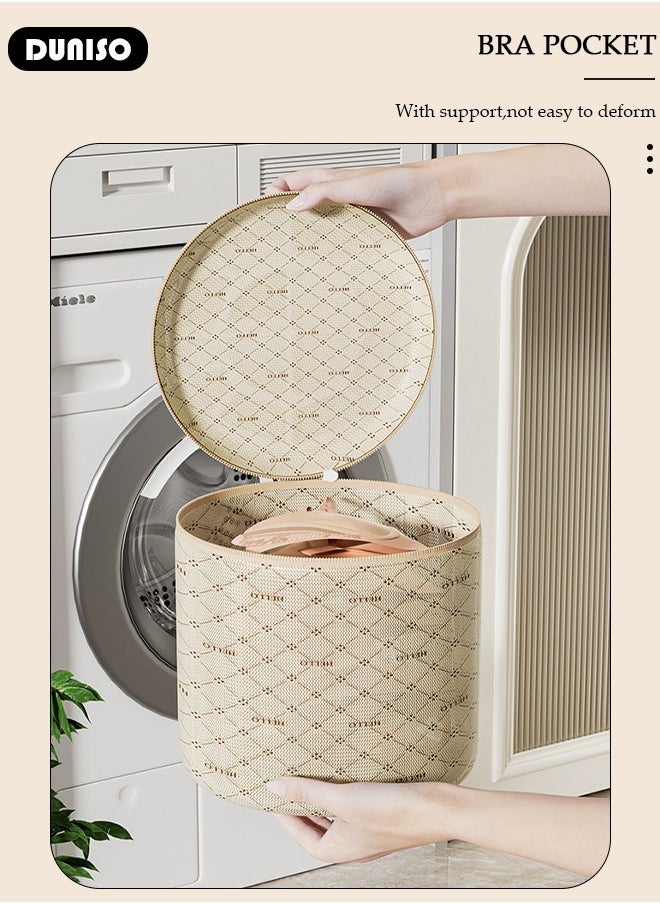 DUNISO 5PCS Mesh Laundry Bags, Thickened Washing Machine Bags for Delicates with Premium Zipper, Reusable Travel Storage Organizer Bag for Blouse, Bra, Hosiery, Stocking, Underwear  - Image 5