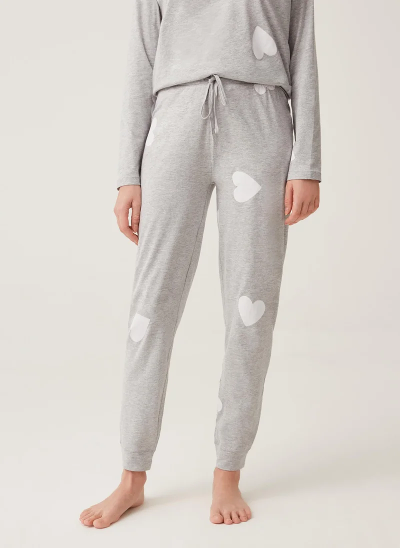 Ovs Ovs Full-Length Pyjamas With Heart Print