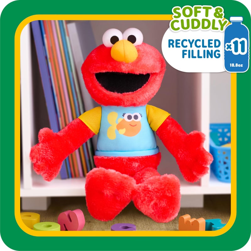 جست بلاس Sesame Street بحجم 13 بوصة ، ألعاب Elmo التي يبلغ طولها 13 بوصة مع الأضواء والأصوات الفائقة واللعبات القابلة للتشغيلات التي تتراوح أعمارهم بين 18 شهرًا عن طريق اللعب فقط - Image 2