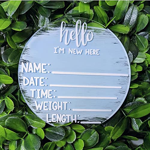 JINMURY 20 Pieces Clear Circle Acrylic Sheet 4 Inch Plexiglass Disc Transparent Round Acrylic Sign for Milestone Markers, Name Cards, Cricut Cutting and Engraving, Painting and DIY Projects - Image 5