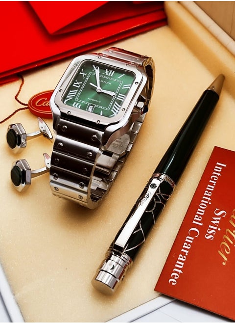 New men's set, latest version, consisting of. hour  And your pen and cuff are distinguished and elegant