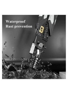 rocooart Multifunctional Wire Stripper, Universal Wire Cutter Tool for Wire Splitting, Twisting, Cutting, Stripping, Crimping, Peeling Pliers, Wrench, Home Improvement, Electrical Tools  - Image 5
