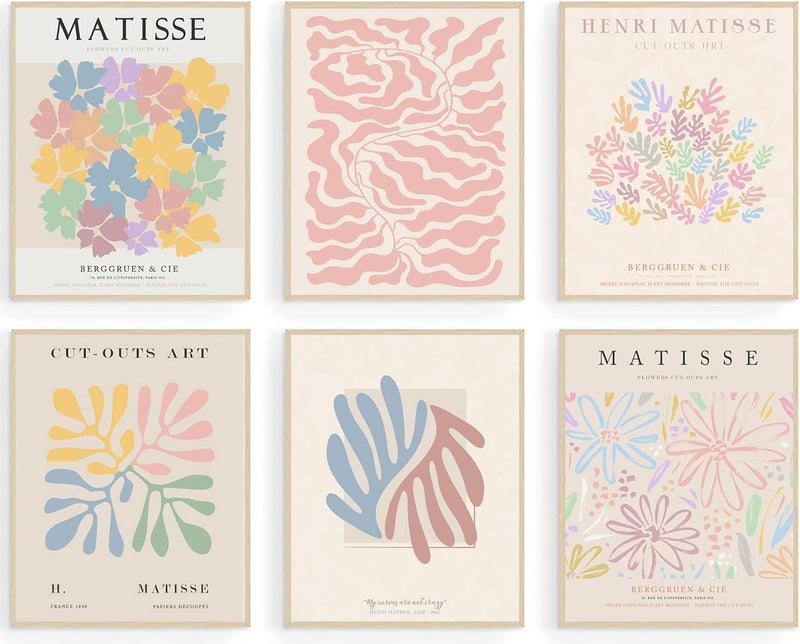 KBKBART Henri Matisse Danish Pastel Art Prints - Image 1