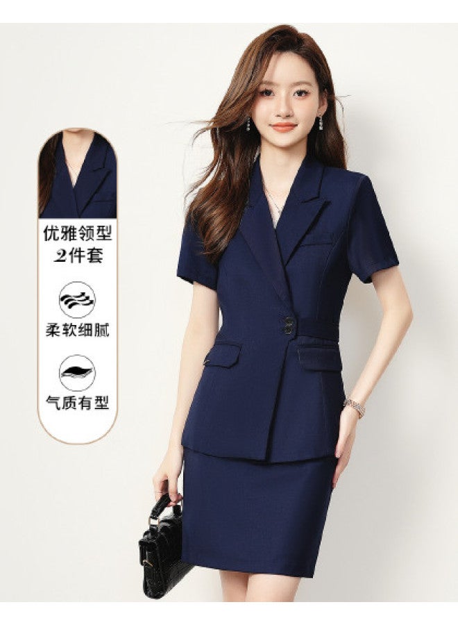ROMON Women'S Suit, Business Casual, Elegant And Versatile Two-Piece Set For Work Commute - Image 1
