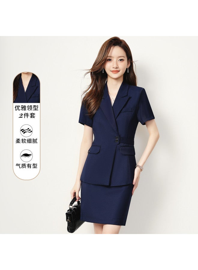 ROMON Women'S Suit, Business Casual, Elegant And Versatile Two-Piece Set For Work Commute - Image 2