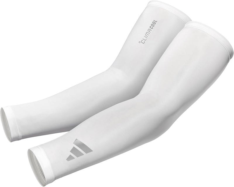 adidas Aeroready Comp Arm Sleeves - White - S/M - Image 1