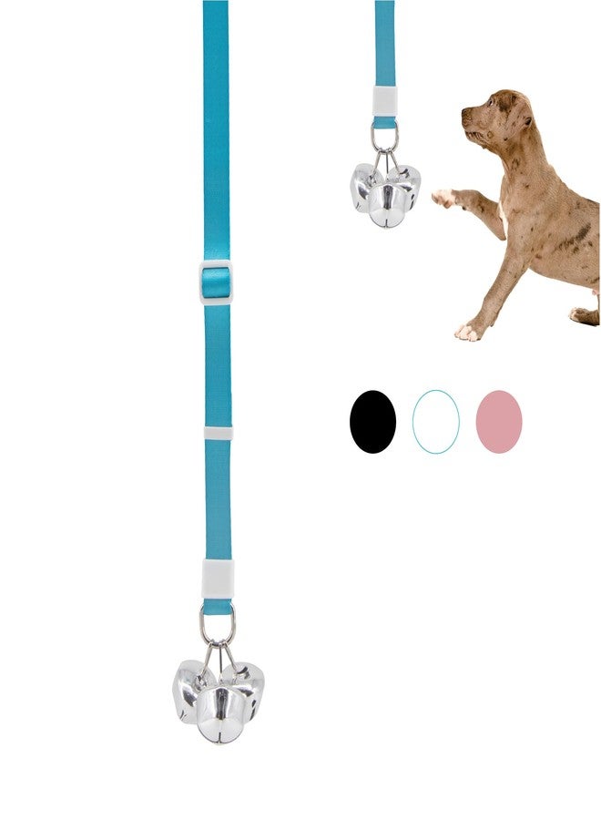 SVD.PET Puppy Bell Doorbell, Dog Bell for Potty Training, Attach to doorknob or Anywhere Near The Door, Length and Height Adjustable (Blue) - Image 1