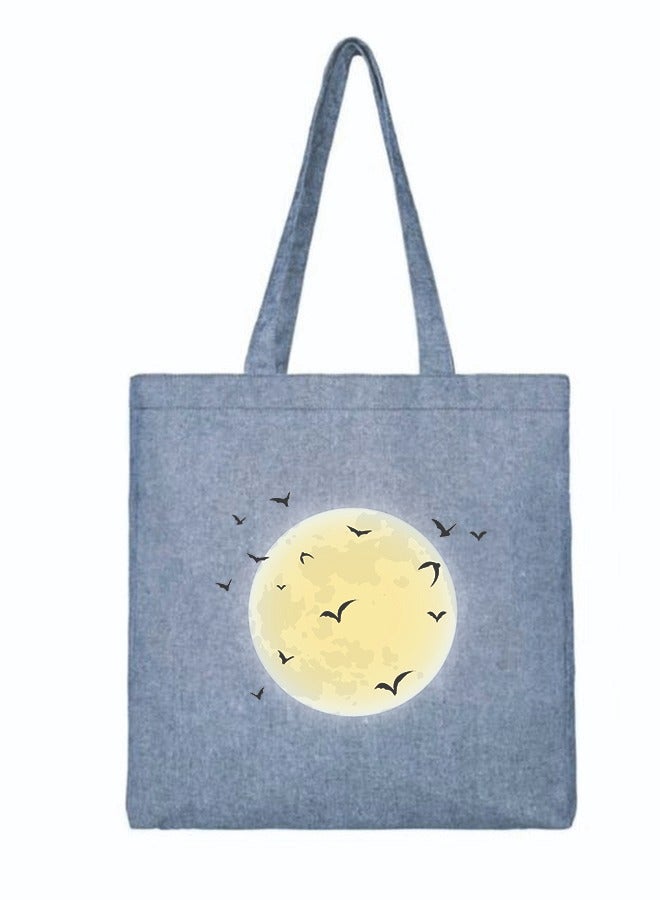 Tote bag printed - for woman-35-moon
