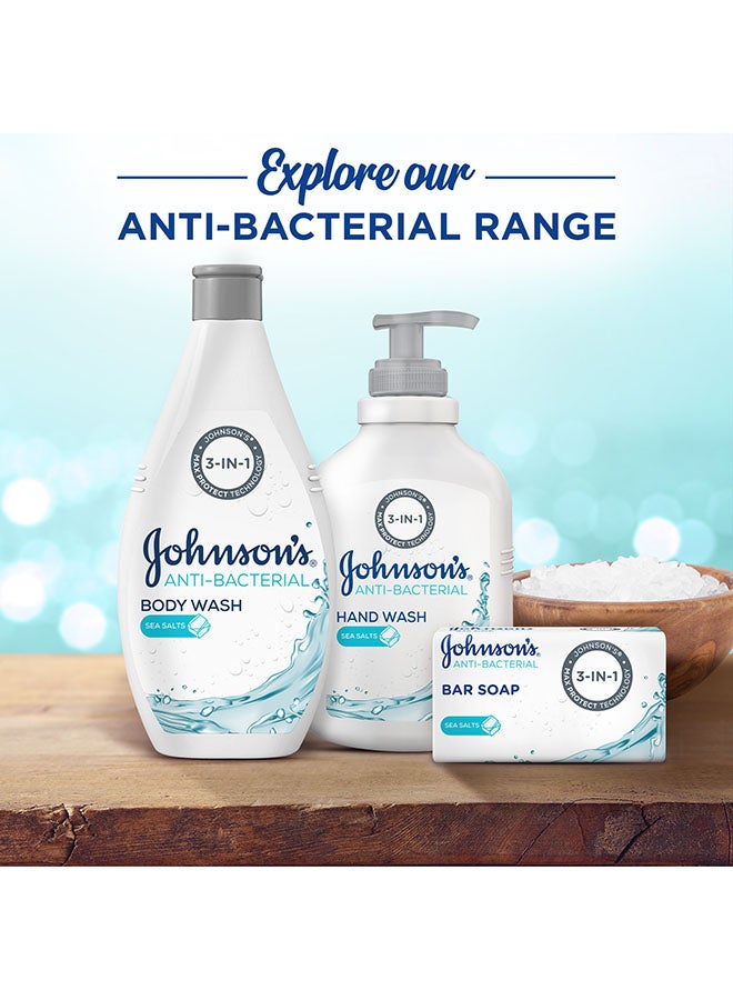 Johnson's Hand Wash Anti Bacterial Sea Salts 300ml - Image 5